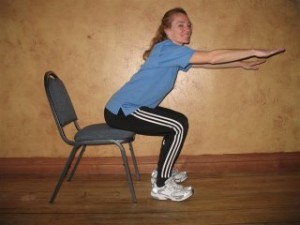 chair squat